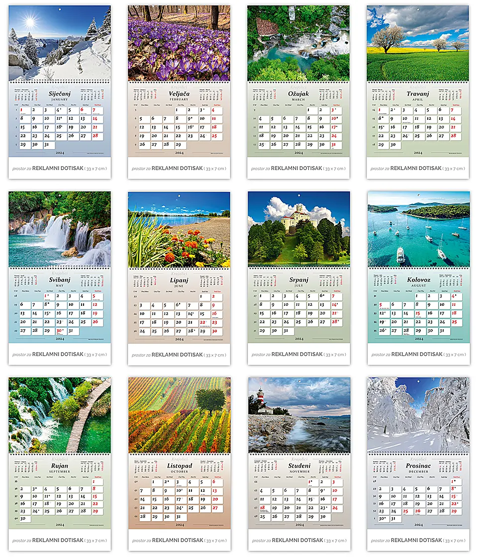 Kalendar krajolici